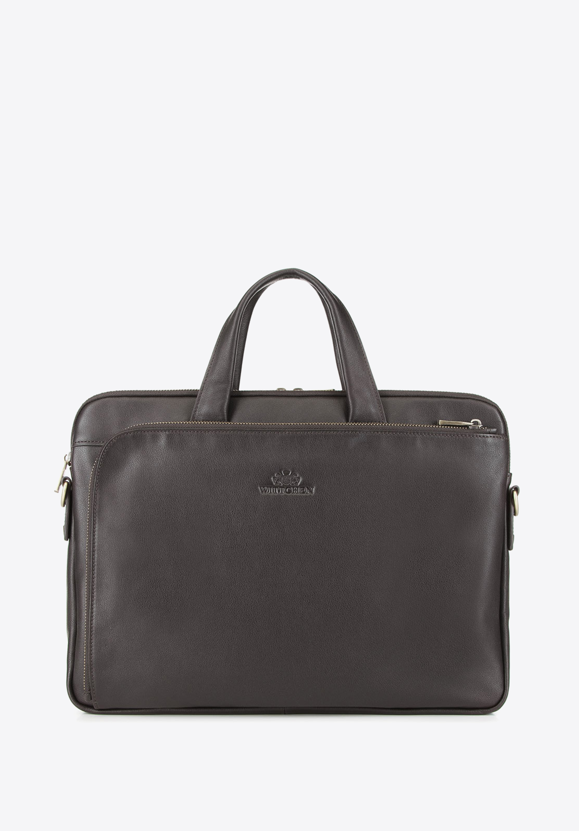 Laptop bag made from grain leather WITTCHEN 203036
