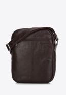 Men's leather messenger bag, dark brown, 97-4U-001-1, Photo 2
