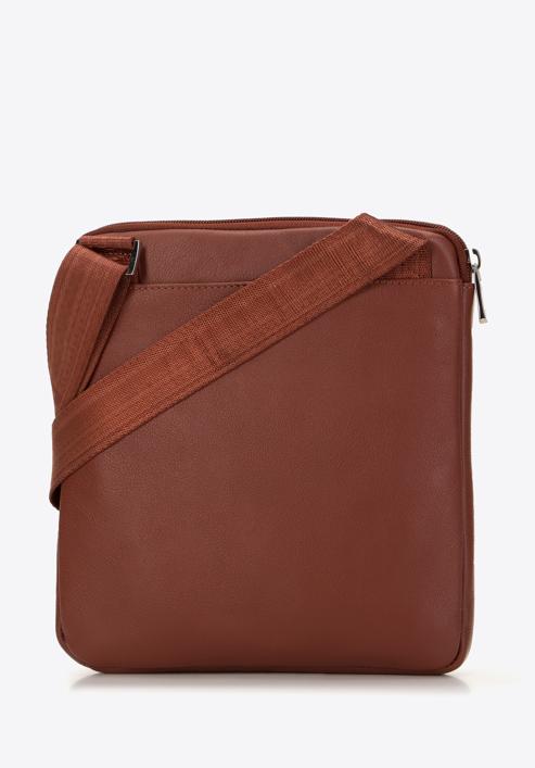 Men's leather messenger bag, brown, 98-4U-901-7, Photo 2