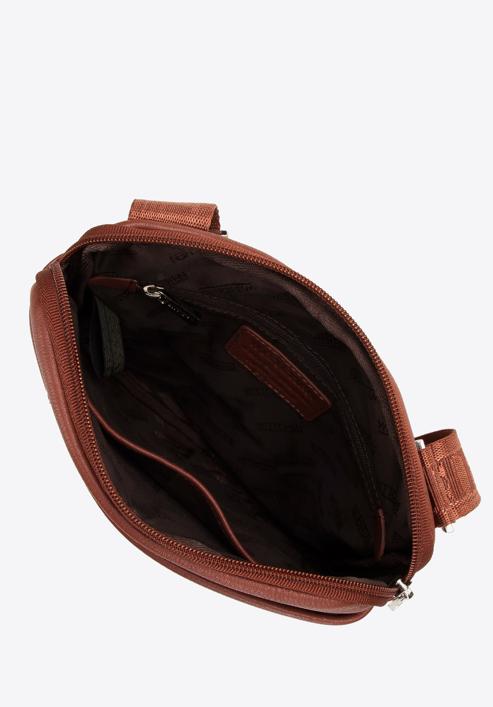 Men's leather messenger bag, brown, 98-4U-901-1, Photo 3