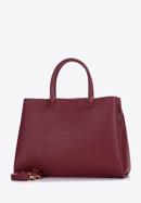 Faux leather tote bag, dar red, 97-4Y-238-1S, Photo 3