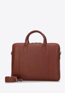 Men's leather 11’’/12’’ laptop bag, brown, 98-3U-901-5, Photo 2