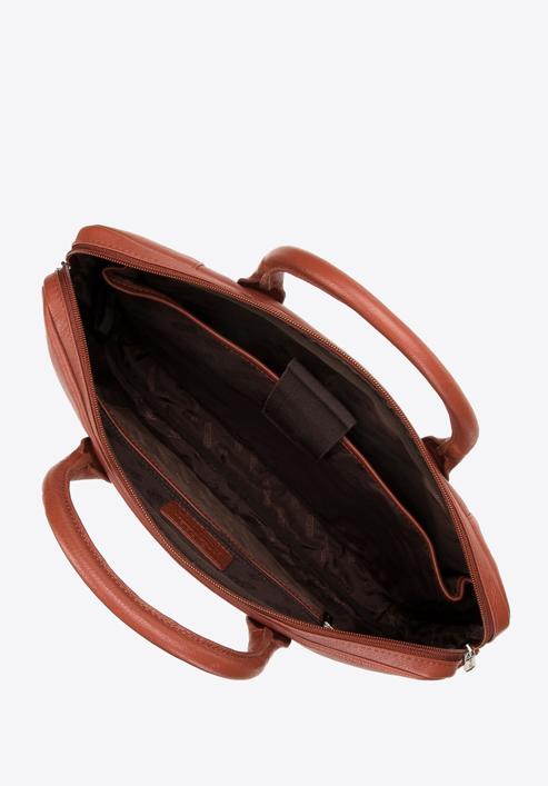 Men's leather 11’’/12’’ laptop bag, brown, 98-3U-901-4, Photo 3