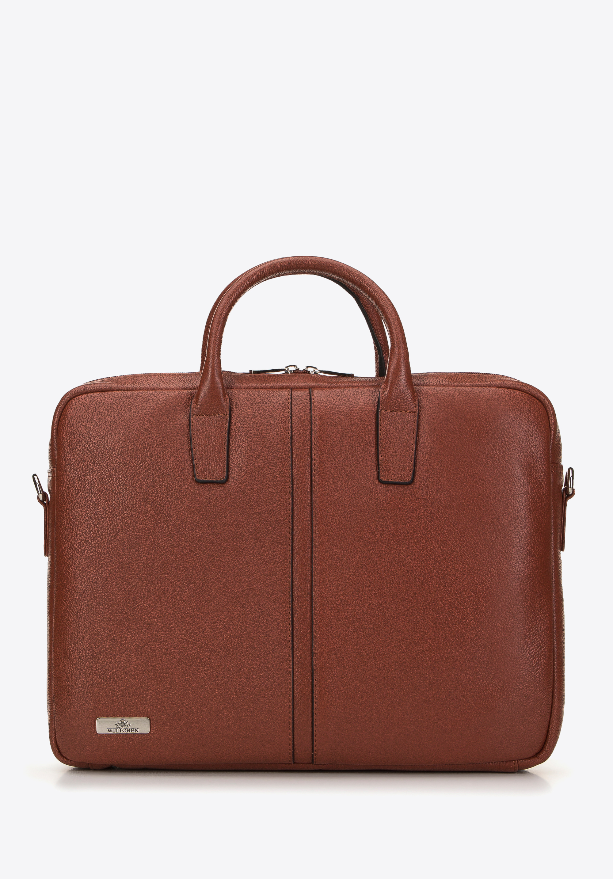 11’’/12’’ leather laptop bag, brown, 98-3U-900-4, Photo 1