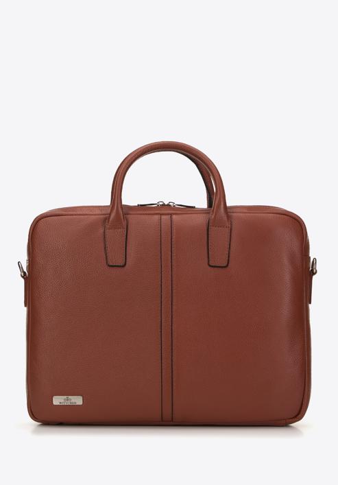 11’’/12’’ leather laptop bag, brown, 98-3U-900-13, Photo 1