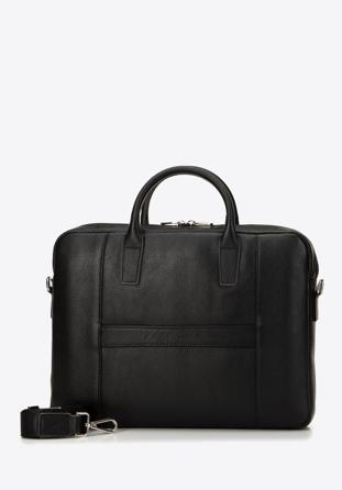 11’’/12’’ leather laptop bag, black, 98-3U-900-18, Photo 1