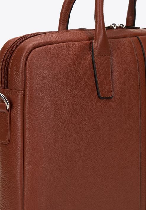 11’’/12’’ leather laptop bag, brown, 98-3U-900-4, Photo 4