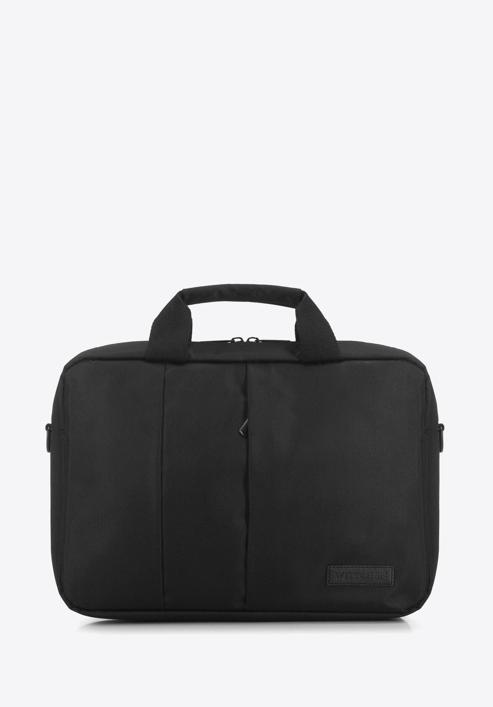 Front pocket laptop bag 13’’/14’’, black, 91-3P-702-1, Photo 1