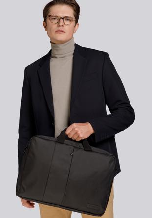 Front pocket laptop bag 13’’/14’’, black, 91-3P-702-1, Photo 1