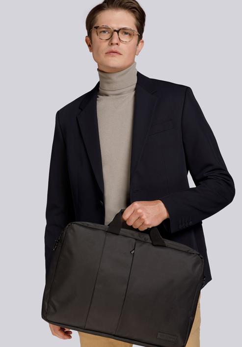 Front pocket laptop bag 13’’/14’’, black, 91-3P-702-1, Photo 20