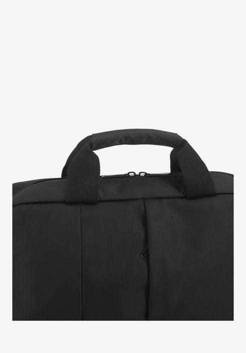 Front pocket laptop bag 13’’/14’’, black, 91-3P-702-1, Photo 5