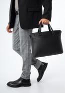 Faux leather 13” laptop bag, black, 95-3P-004-1D, Photo 15