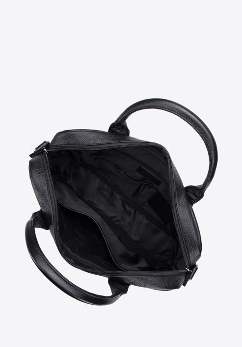 Leather laptop bag, black, 96-3U-802-1, Photo 3