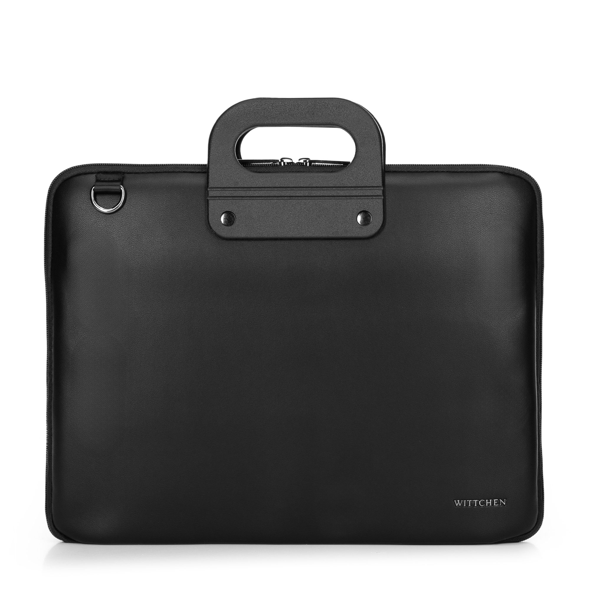 15" kabelka na notebook z imitácie kože, čierna 100-3P-902-1