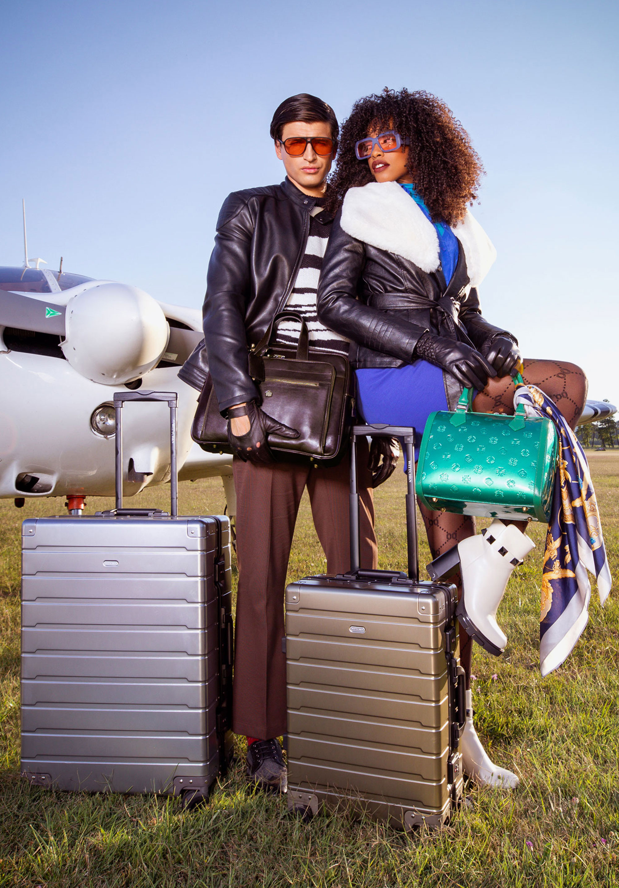 Torba na laptopa 15,6" skórzana z dużą kieszenią, brązowy, 10-3-314-4, Zdjęcie 1