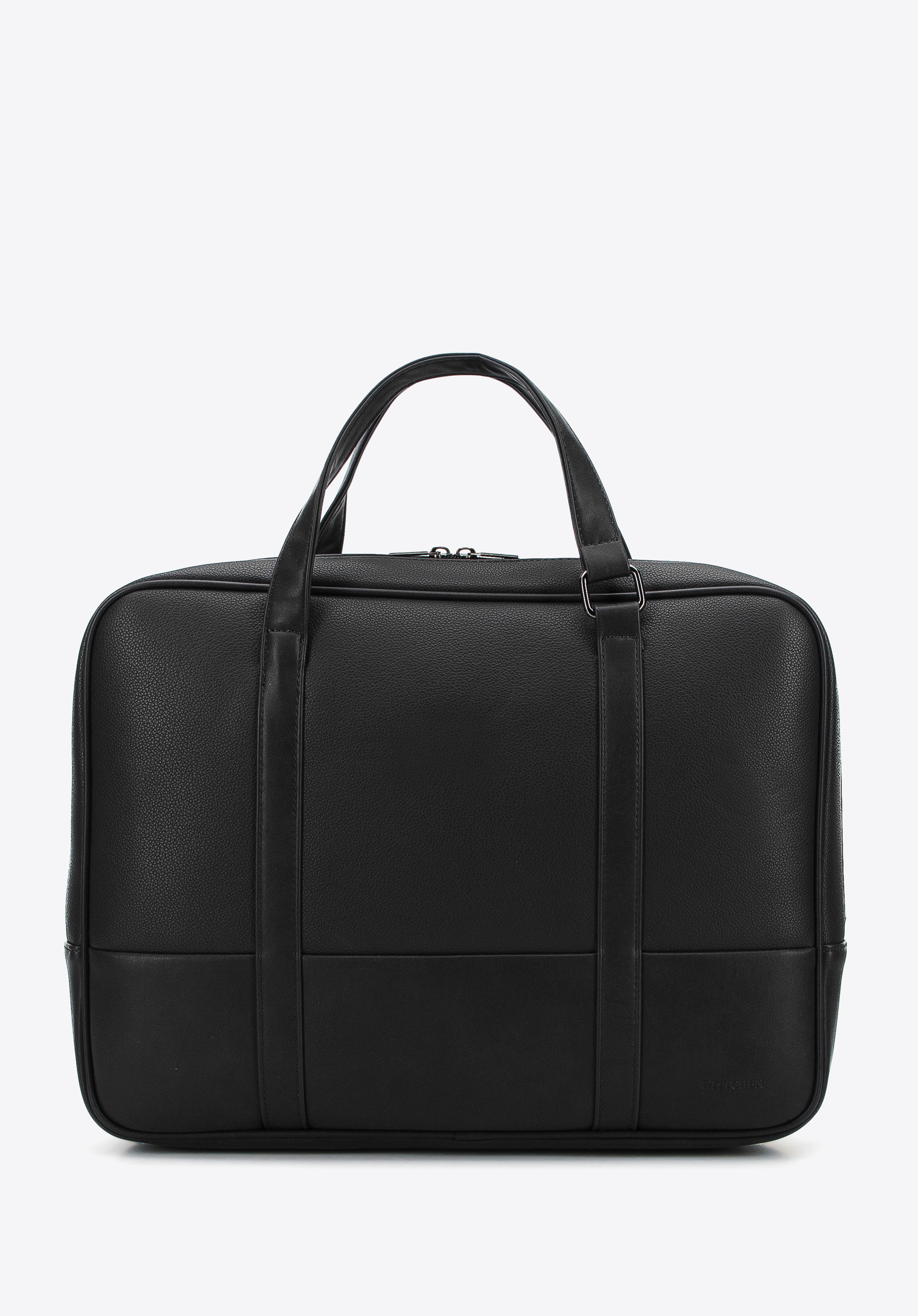 Faux leather 15 6 laptop bag I WITTCHEN