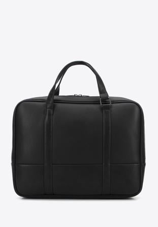 Faux leather 15,6” laptop bag, black, 95-3P-006-1, Photo 1