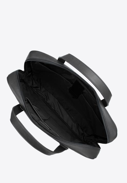 Faux leather 15,6” laptop bag, black, 95-3P-006-7, Photo 3