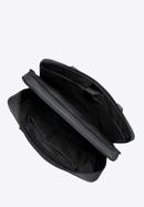 Faux leather two-compartment 15,6” laptop bag, black, 95-3P-007-1, Photo 3