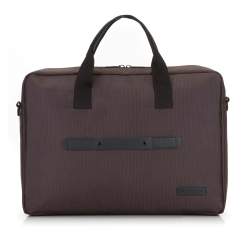Front strap large laptop bag 17", brown, 91-3P-701-4, Photo 1