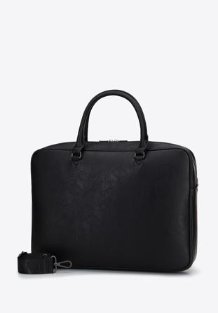 Faux leather 15,6” laptop bag, black, 95-3P-001-1, Photo 1