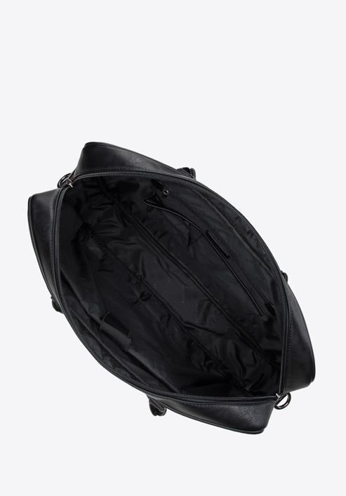 Faux leather 15,6” laptop bag, black, 95-3P-001-1, Photo 3