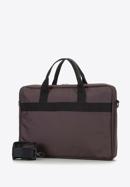 Front strap large laptop bag 17", brown, 91-3P-701-4, Photo 2