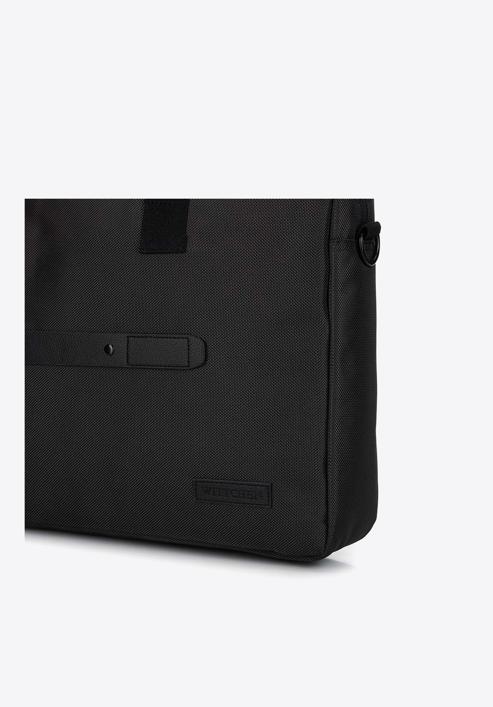 Front strap large laptop bag 17", black, 91-3P-701-4, Photo 5
