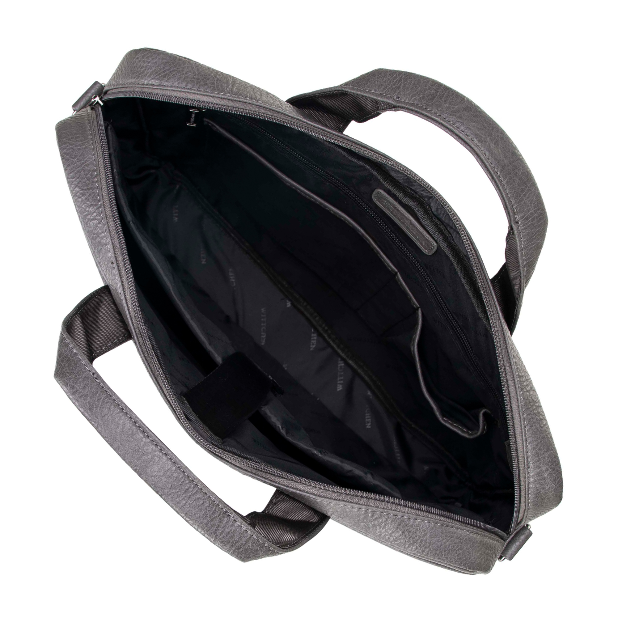 Pánska taška na notebook 17" z ekokože sivá 100-3P-913-8, Vyberte variant šedá