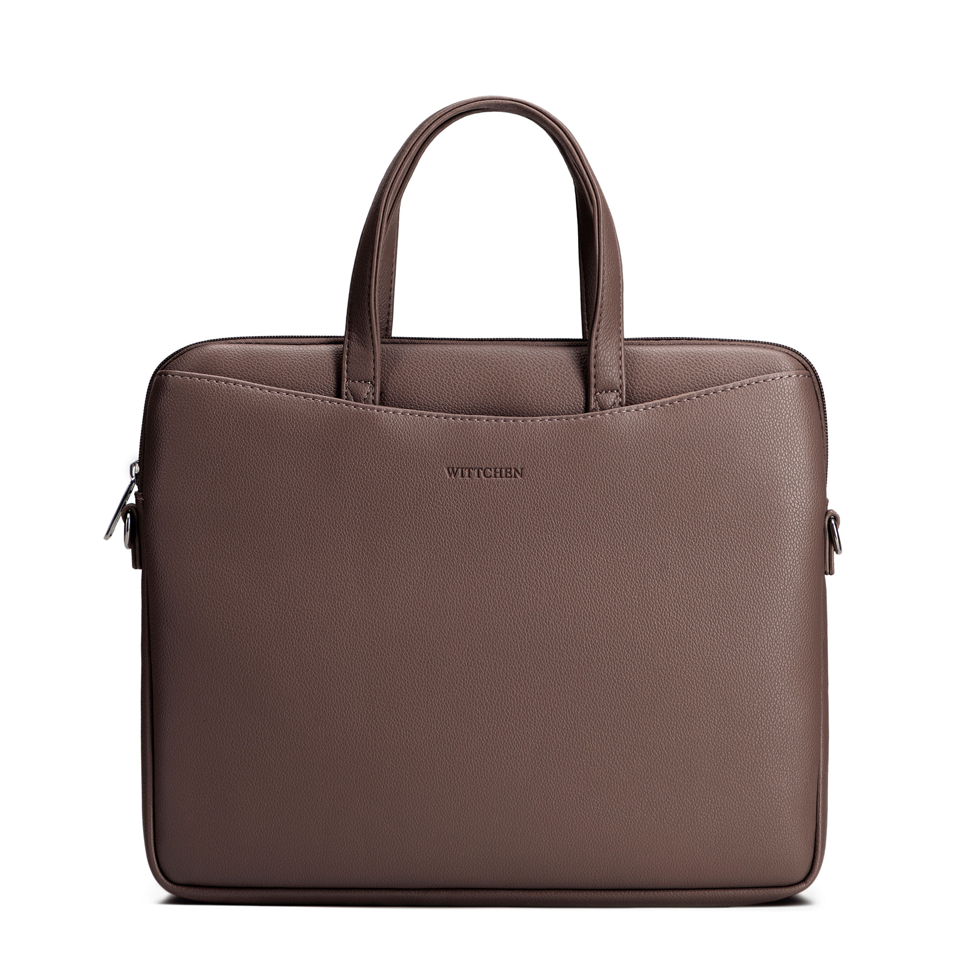 Pánska taška na notebook 13–14” z ekokože, hnedá 102-3P-921-4, Vyberte variant hnedá