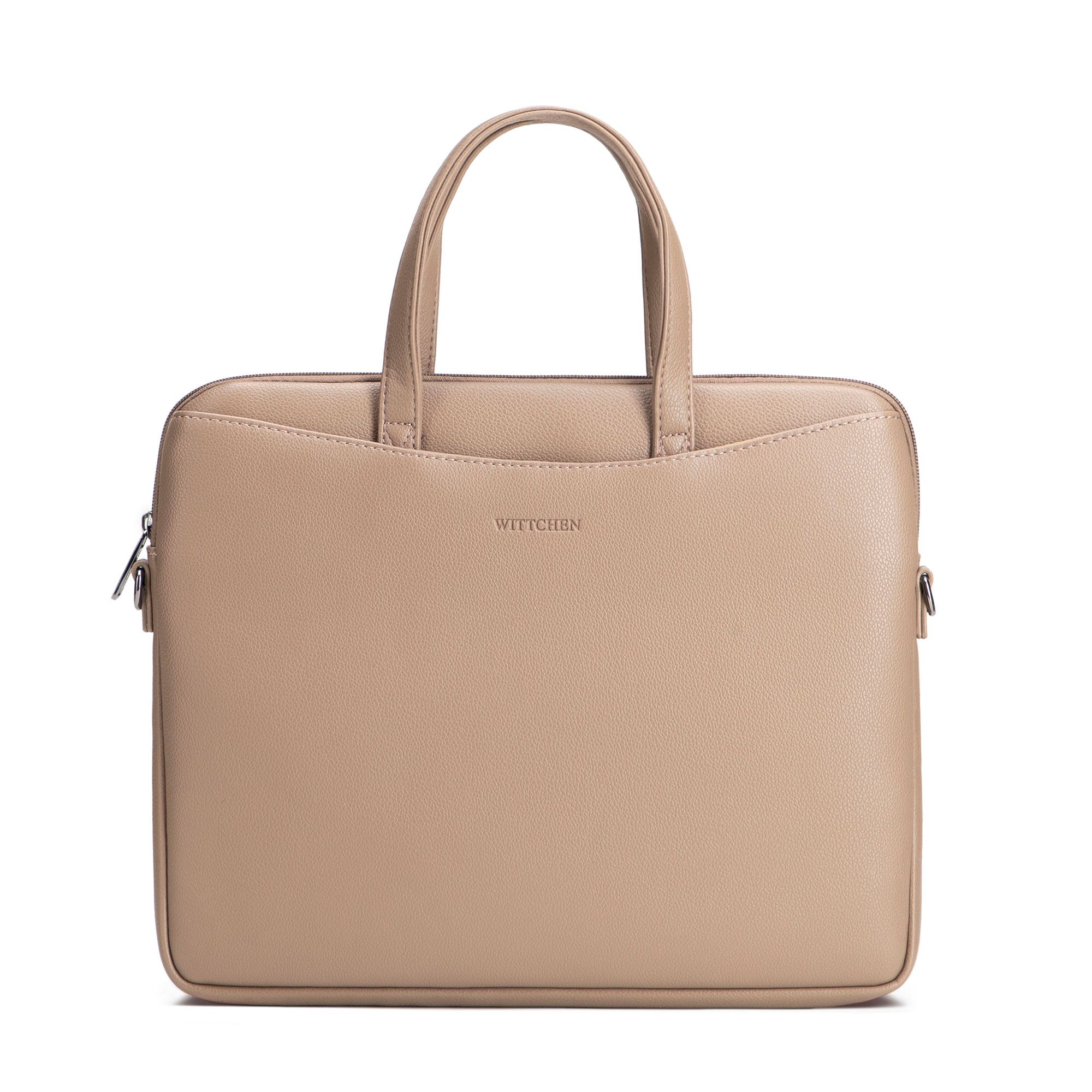 Pánska taška na notebook 13–14” z ekokože, béžová 102-3P-921-9, Vyberte variant béžová