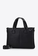 Faux leather laptop bag, black, 95-3P-005-1D, Photo 2