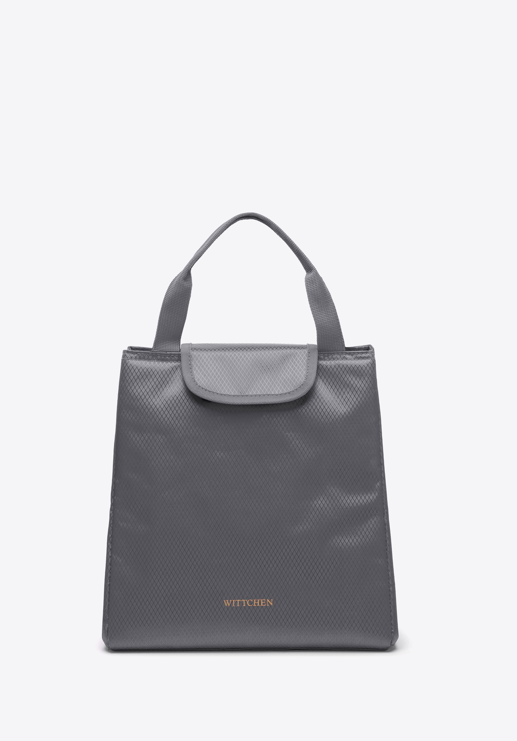 Trapeze-shaped lunch bag, grey, 56-3-022-01, Photo 1