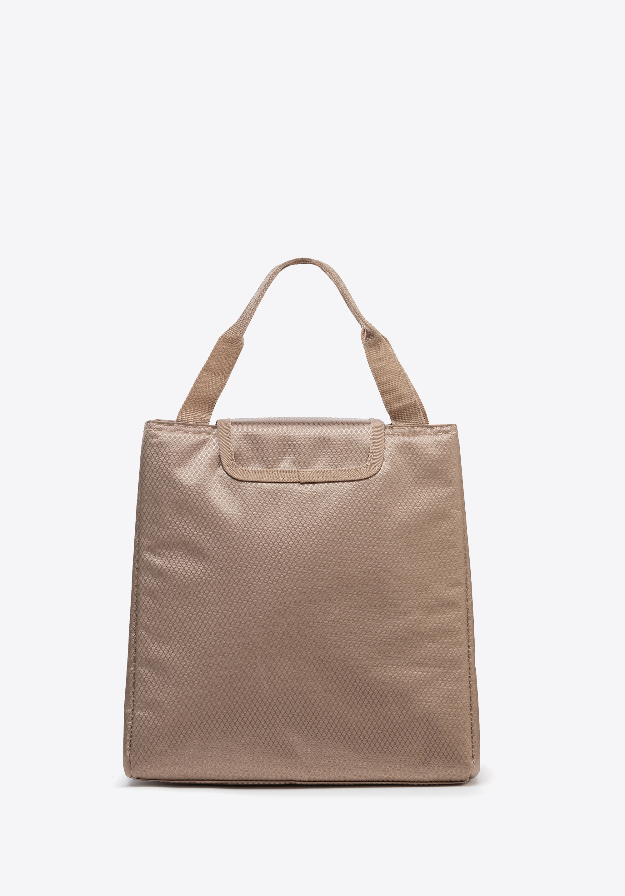 Trapeze-shaped lunch bag, beige, 56-3-022-9, Photo 1