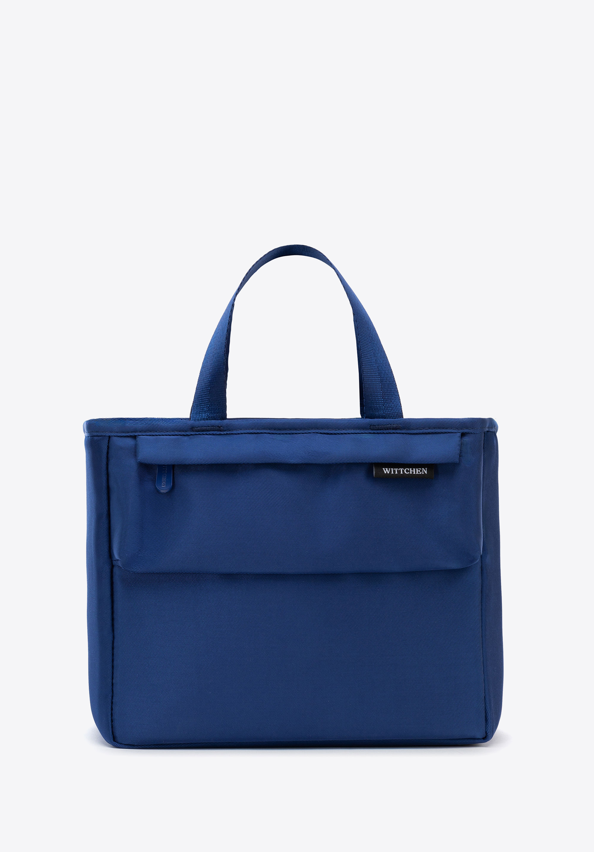 Lunch bag with front pocket, blue, 56-3-023-91, Photo 1
