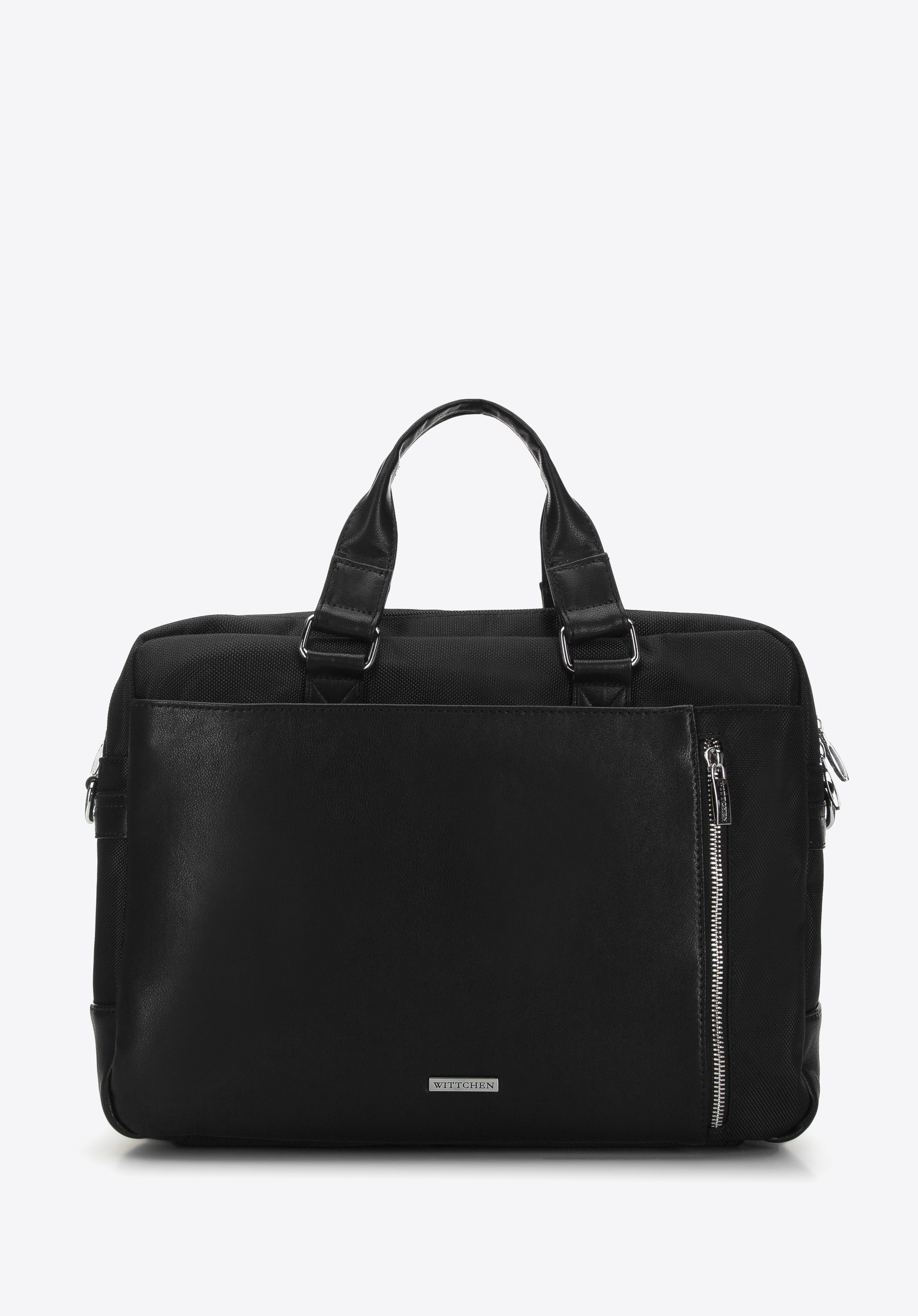 Torba na tablet 10” z kieszenią z ekoskóry