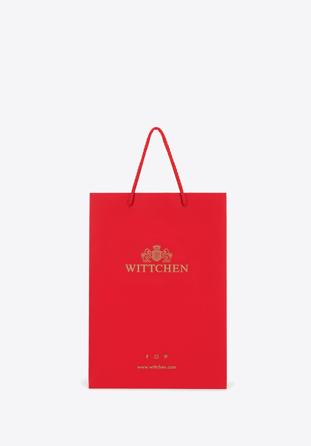 Red paper gift bag, red, TORBA-2R, Photo 1