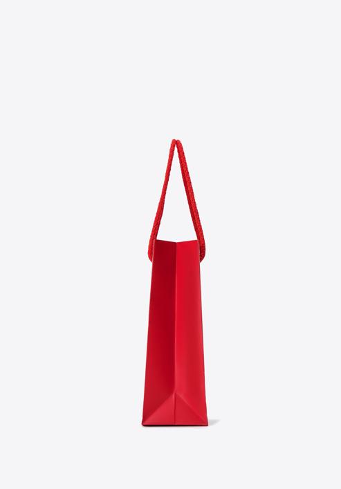 Red paper gift bag, red, TORBA-1R, Photo 3