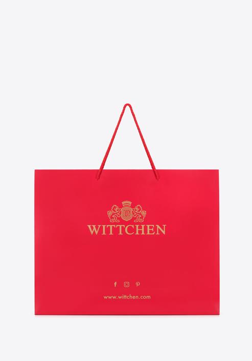 Red paper gift bag, red, TORBA-3R, Photo 1