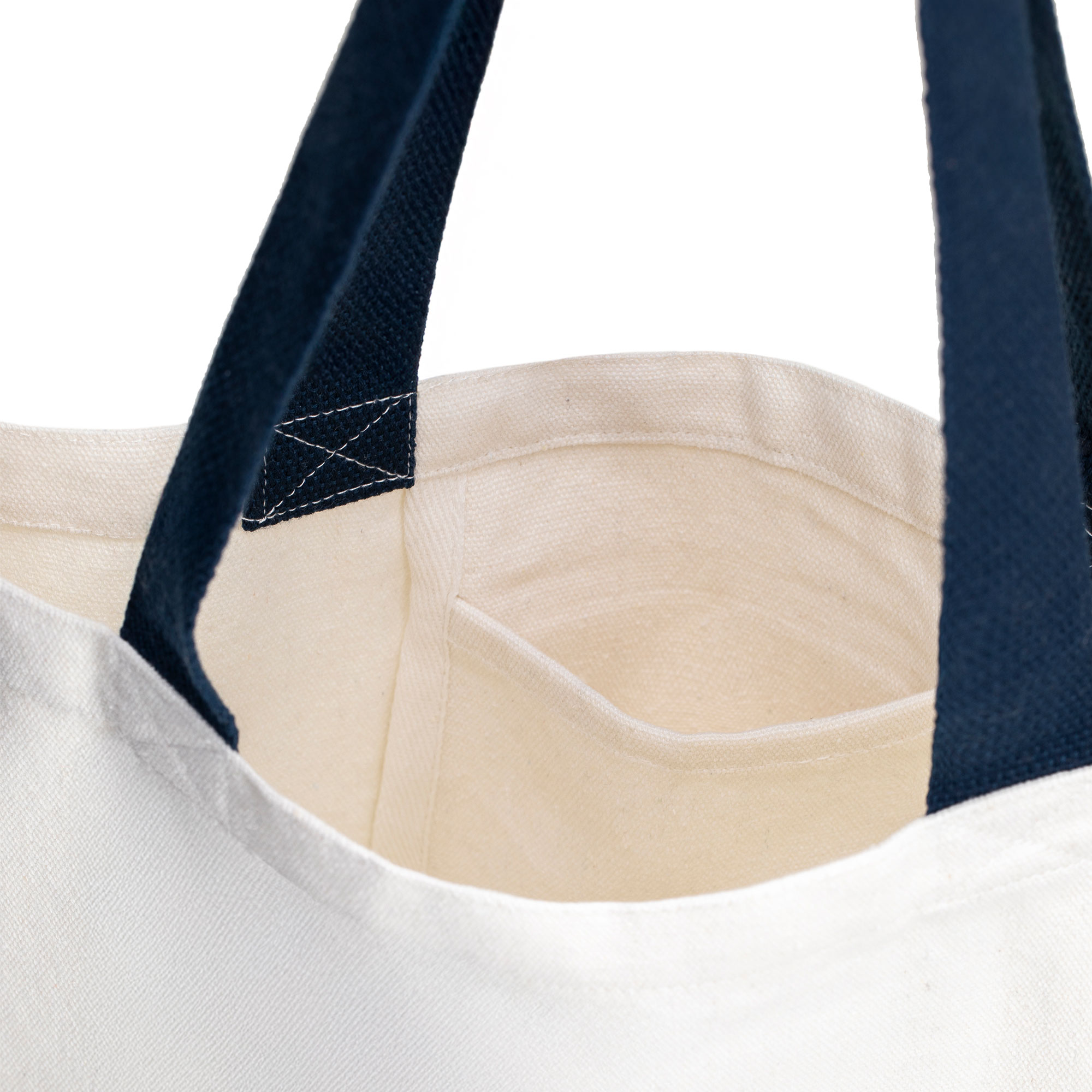 Tmavomodrá dámska shopper kabelka Wittchen z polyesteru, Vyberte variant krémová-granátová