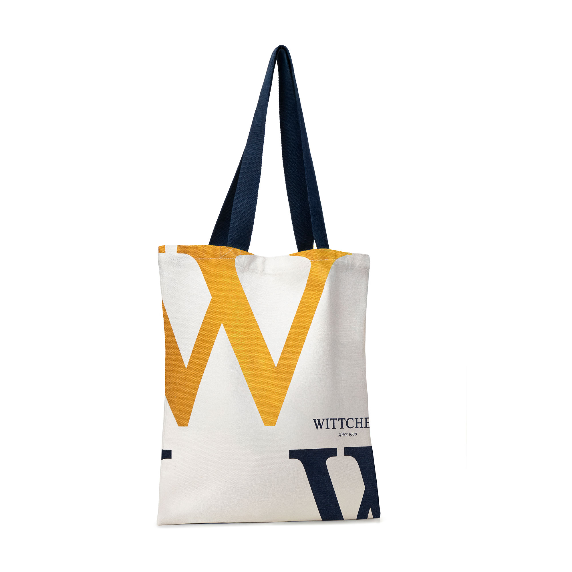 Tmavomodrá dámska shopper kabelka Wittchen z polyesteru s elegantným vzhľadom, Vyberte variant krémová-granátová