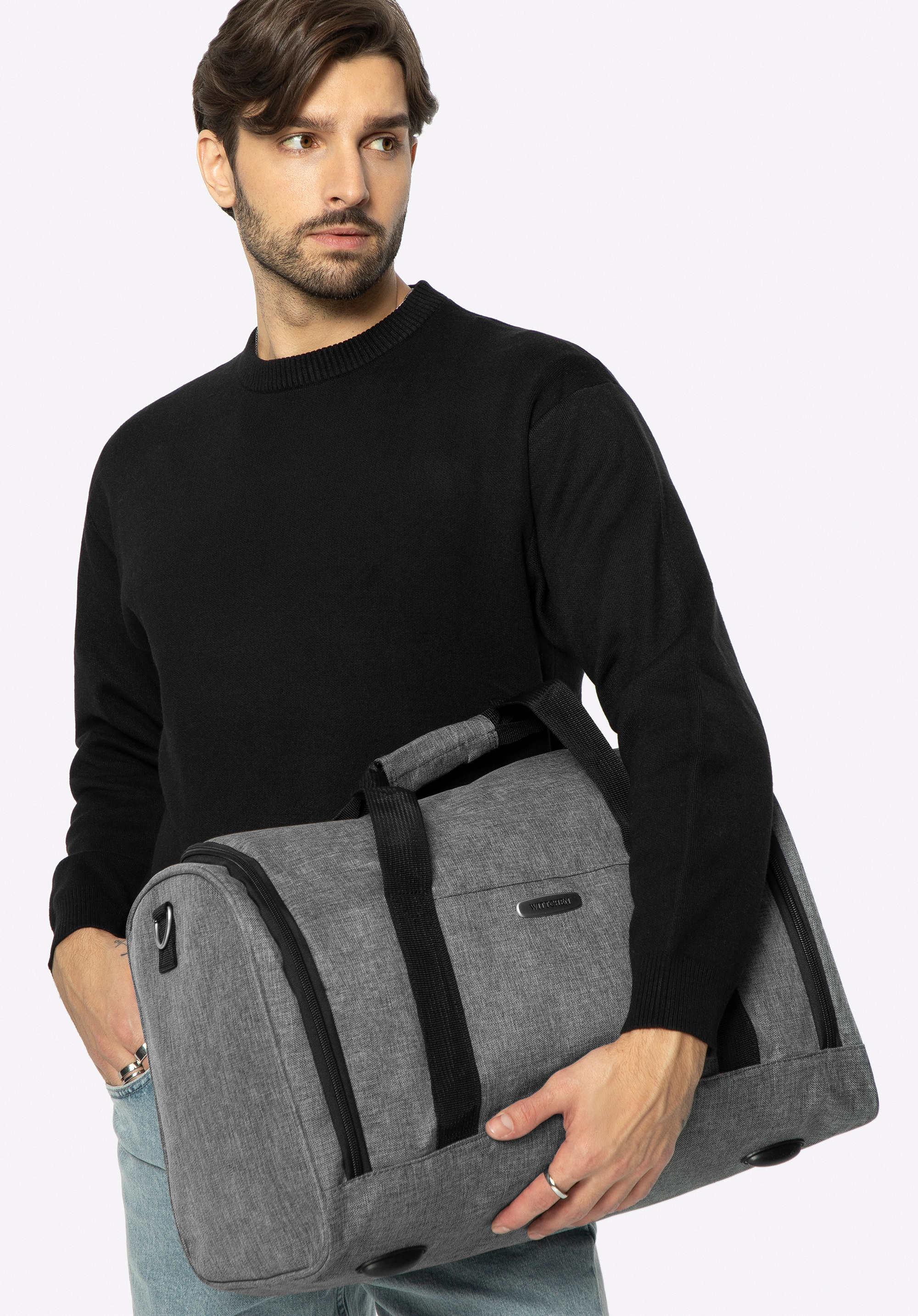 Small cabin travel bag, grey, 56-3S-941-01, Photo 1