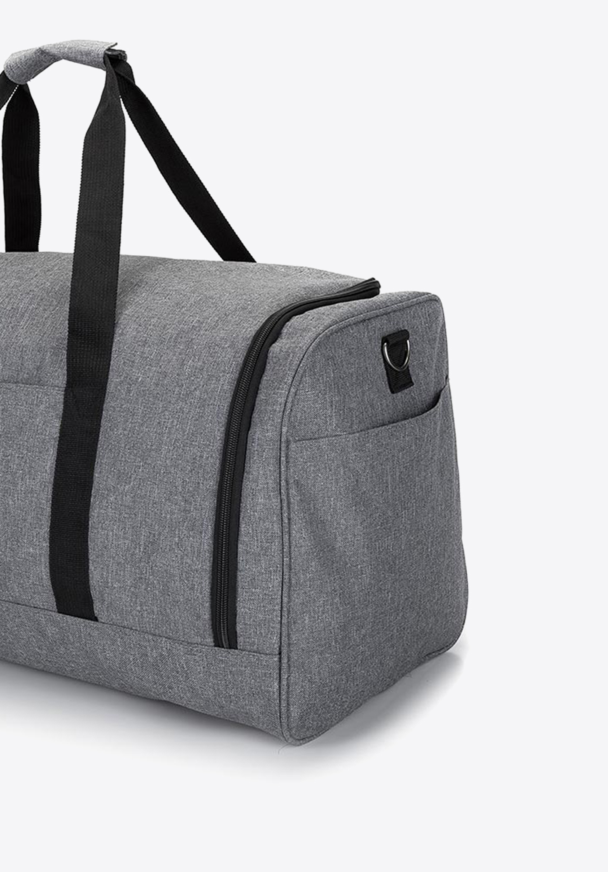 Grey store travel bag