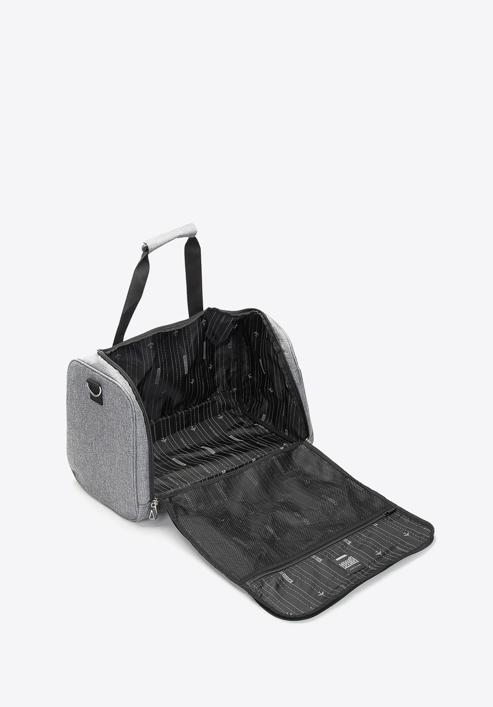 Medium-sized travel bag, light grey, 56-3S-942-01, Photo 4