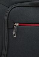Red zip detail travel bag, black, 56-3S-507-31, Photo 5