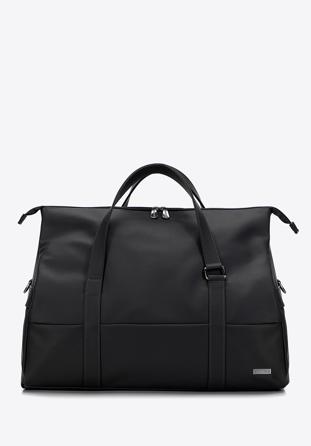 Faux leather travel bag, black, 98-3P-514-1, Photo 1