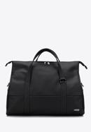 Faux leather travel bag, black, 98-3P-514-8, Photo 1