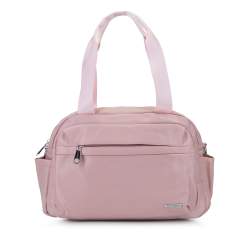 Small nylon travel bag, light pink, 92-4Y-104-P, Photo 1