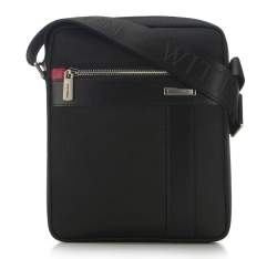 Men's messenger bag, black, 91-4U-204-1, Photo 1