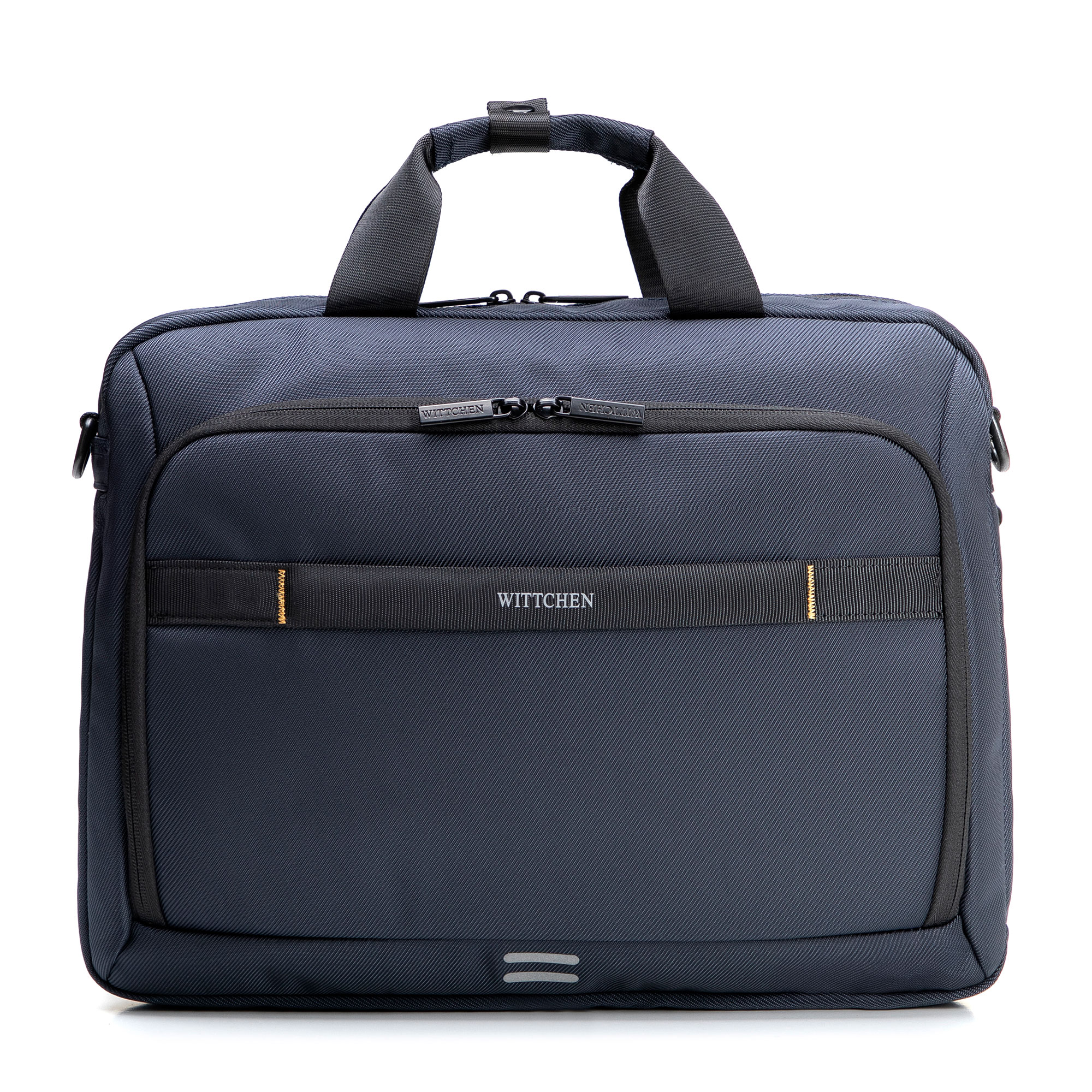 Pánska taška na notebook 17" z polyesteru s rozšíriteľným dnom tmavomodrá 102-3P-810-7, Vyberte variant granatová